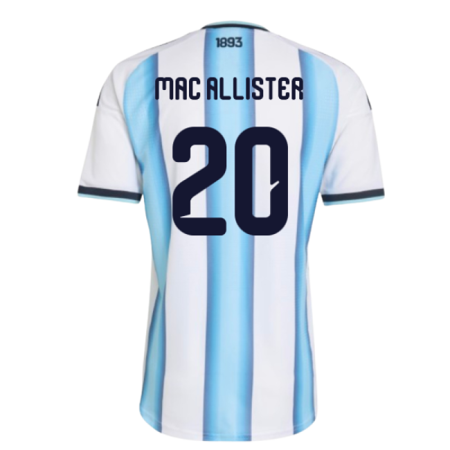 2026-2027 Argentina Authentic Home Shirt (Mac Allister 20)