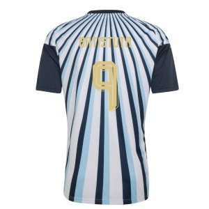 2026-2027 Argentina Home Pre-Match Shirt (White) (Batistuta 9)