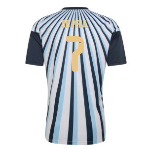2026-2027 Argentina Home Pre-Match Shirt (White) (De Paul 7)