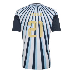 2026-2027 Argentina Home Pre-Match Shirt (White) (Dybala 21)