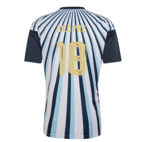 2026-2027 Argentina Home Pre-Match Shirt (White) (Nico Paz 18)