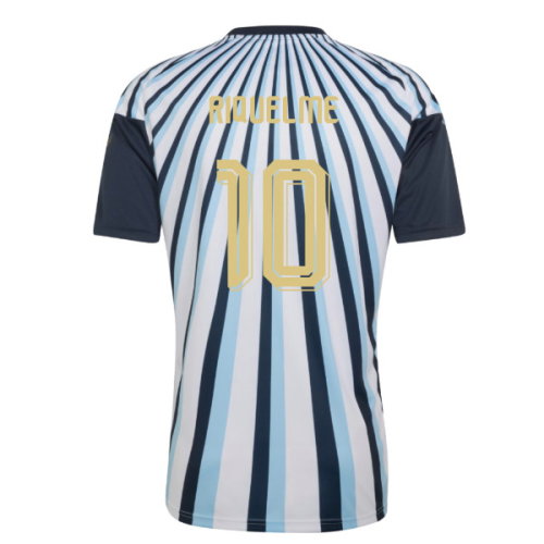 2026-2027 Argentina Home Pre-Match Shirt (White) (Riquelme 10)