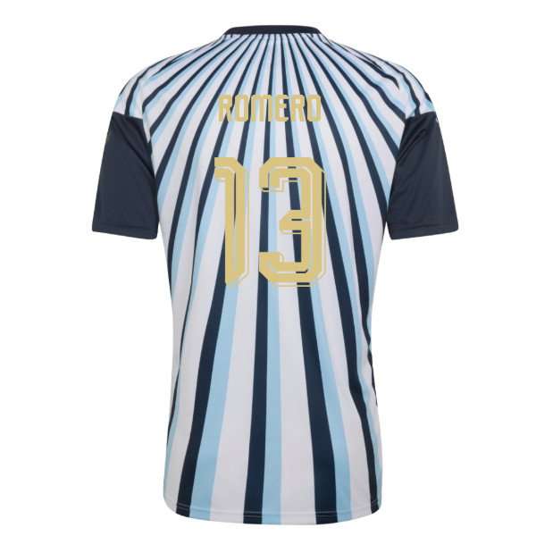 2026-2027 Argentina Home Pre-Match Shirt (White) (Romero 13)