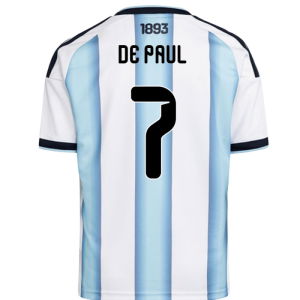 2026-2027 Argentina Home Shirt (Kids) (De Paul 7)
