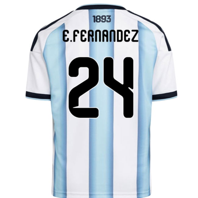 2026-2027 Argentina Home Shirt (Kids) (E.Fernandez 24)