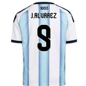 2026-2027 Argentina Home Shirt (Kids) (J.Alvarez 9)