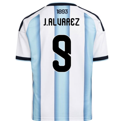 2026-2027 Argentina Home Shirt (Kids) (J.Alvarez 9)