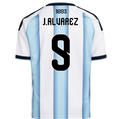 2026-2027 Argentina Home Shirt (Kids) (J.Alvarez 9)