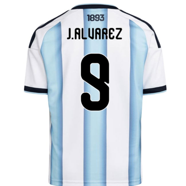 2026-2027 Argentina Home Shirt (Kids) (J.Alvarez 9)