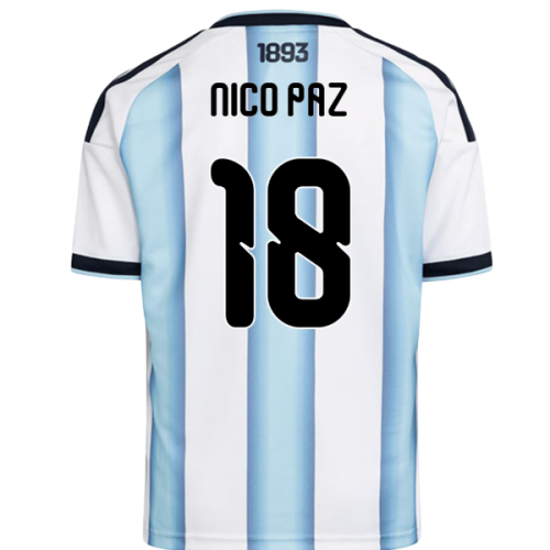 2026-2027 Argentina Home Shirt (Kids) (Nico Paz 18)