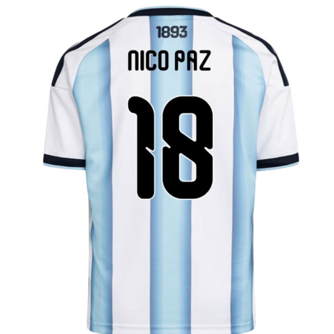2026-2027 Argentina Home Shirt (Kids) (Nico Paz 18)