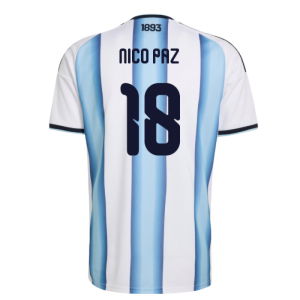 2026-2027 Argentina Home Shirt (Nico Paz 18)