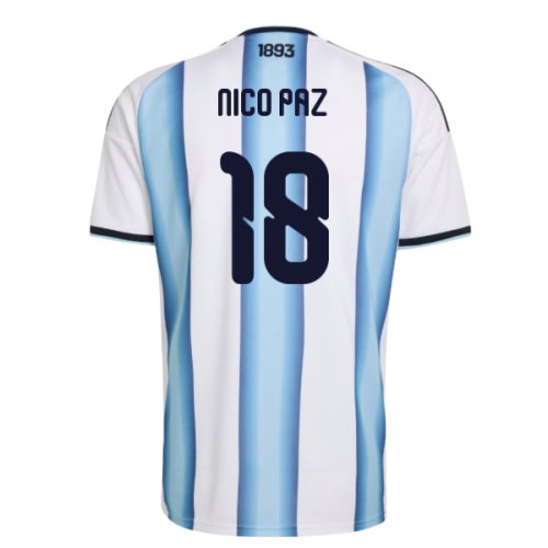 2026-2027 Argentina Home Shirt (Nico Paz 18)