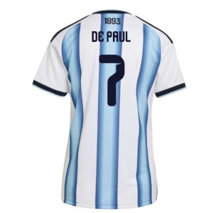 2026-2027 Argentina Home Shirt (Womens) (De Paul 7)