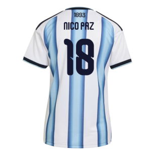 2026-2027 Argentina Home Shirt (Womens) (Nico Paz 18)