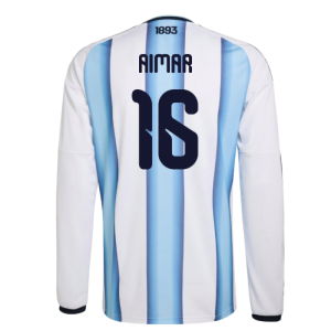 2026-2027 Argentina Long Sleeve Home Shirt (Aimar 16)