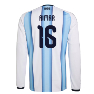 2026-2027 Argentina Long Sleeve Home Shirt (Aimar 16)