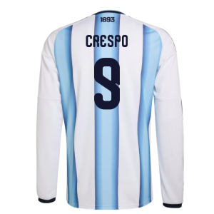 2026-2027 Argentina Long Sleeve Home Shirt (Crespo 9)