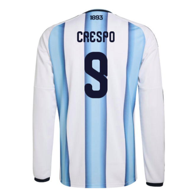 2026-2027 Argentina Long Sleeve Home Shirt (Crespo 9)