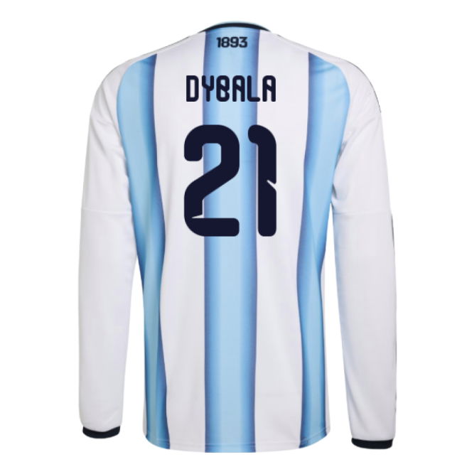 2026-2027 Argentina Long Sleeve Home Shirt (Dybala 21)