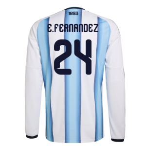 2026-2027 Argentina Long Sleeve Home Shirt (E.Fernandez 24)