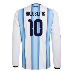 2026-2027 Argentina Long Sleeve Home Shirt (Riquelme 10)
