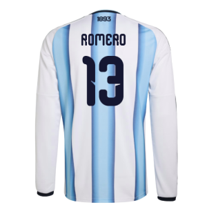 2026-2027 Argentina Long Sleeve Home Shirt (Romero 13)