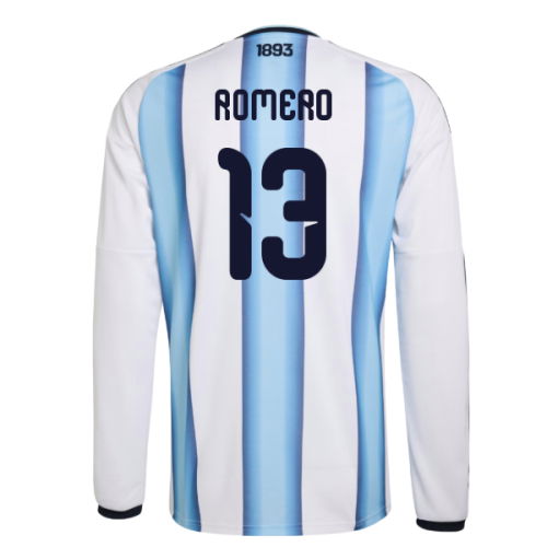 2026-2027 Argentina Long Sleeve Home Shirt (Romero 13)