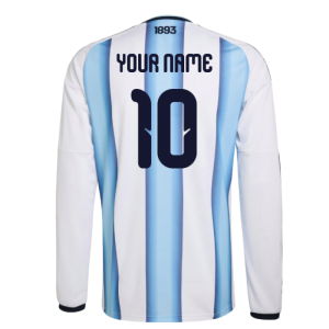 2026-2027 Argentina Long Sleeve Home Shirt (Your Name)