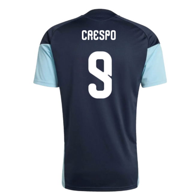 2026-2027 Argentina Training Jersey (Night Navy) (Crespo 9)