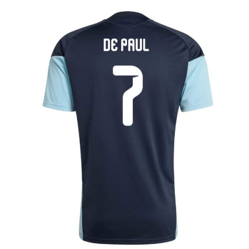 2026-2027 Argentina Training Jersey (Night Navy) (De Paul 7)