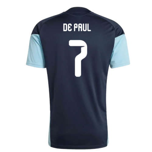 2026-2027 Argentina Training Jersey (Night Navy) (De Paul 7)