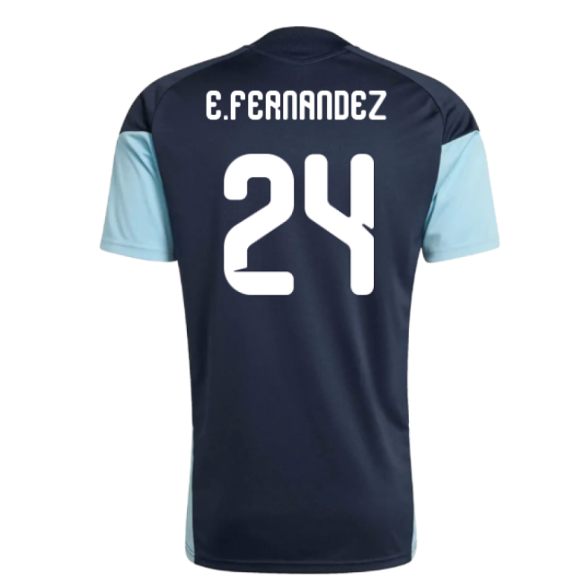 2026-2027 Argentina Training Jersey (Night Navy) (E.Fernandez 24)