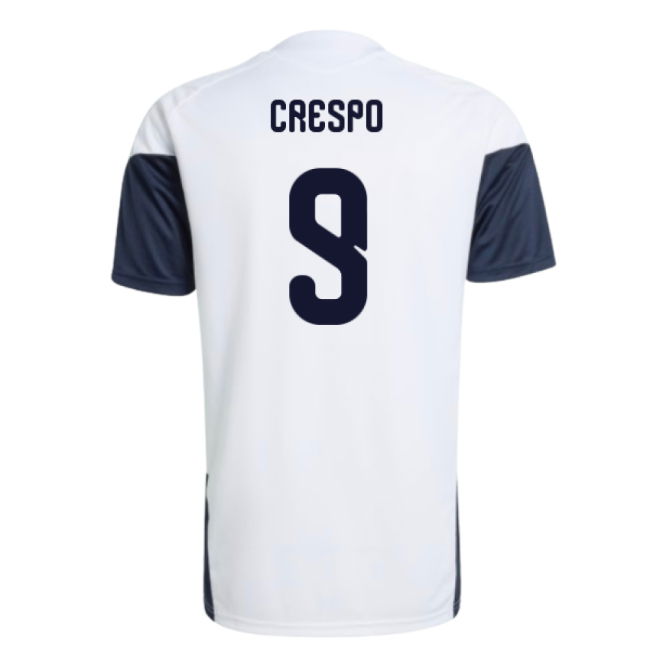 2026-2027 Argentina Training Jersey (White) (Crespo 9)