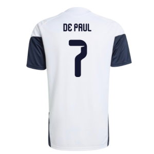 2026-2027 Argentina Training Jersey (White) (De Paul 7)