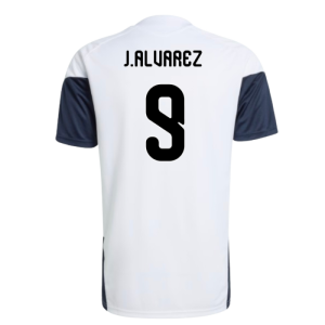2026-2027 Argentina Training Jersey (White) (J.Alvarez 9)