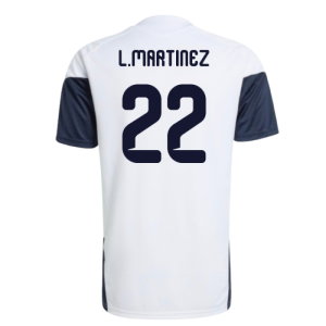 2026-2027 Argentina Training Jersey (White) (L.Martinez 22)