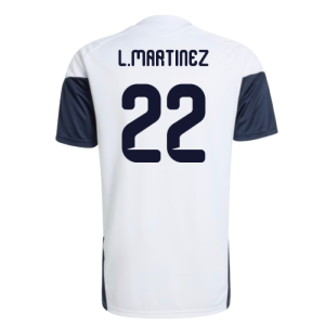 2026-2027 Argentina Training Jersey (White) (L.Martinez 22)
