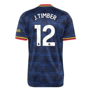2026-2027 Arsenal Authentic Away Shirt (J.Timber 12)