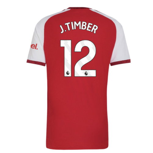 2026-2027 Arsenal Authentic Home Shirt (J.Timber 12)