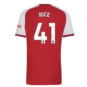 2026-2027 Arsenal Authentic Home Shirt (Rice 41)