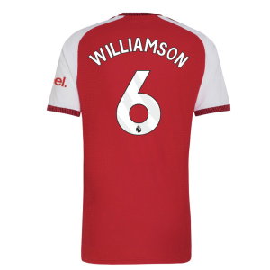 2026-2027 Arsenal Authentic Home Shirt (Williamson 6)