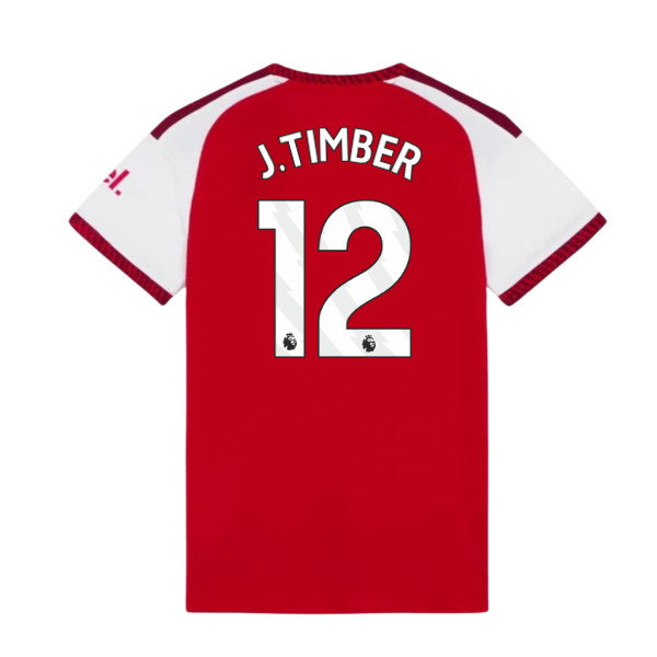 2026-2027 Arsenal Authentic Home Shirt (Womens) (J.Timber 12)