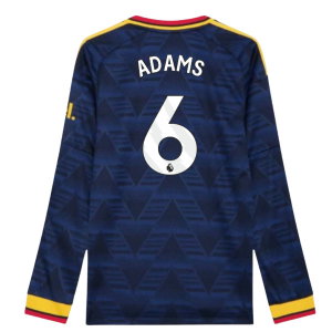 2026-2027 Arsenal Authentic Long Sleeve Away Shirt (Adams 6)