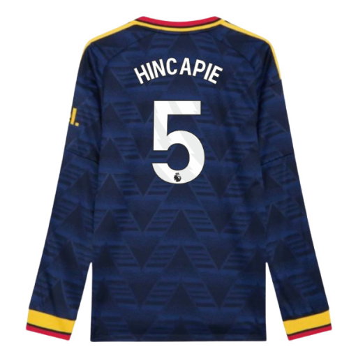 2026-2027 Arsenal Authentic Long Sleeve Away Shirt (Hincapie 5)