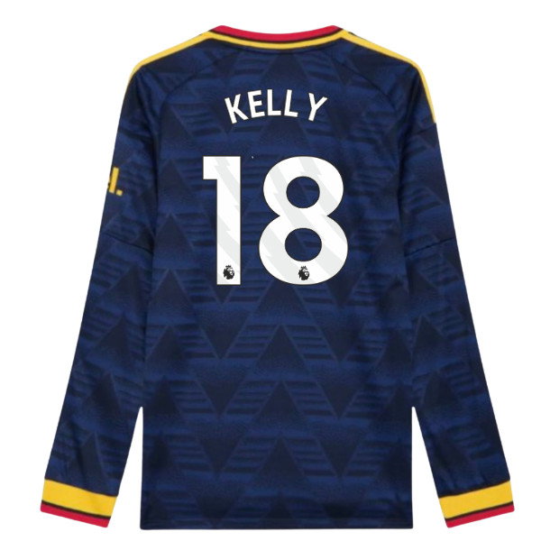 2026-2027 Arsenal Authentic Long Sleeve Away Shirt (Kelly 18)
