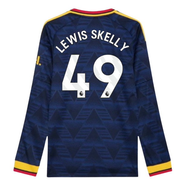 2026-2027 Arsenal Authentic Long Sleeve Away Shirt (Lewis Skelly 49)