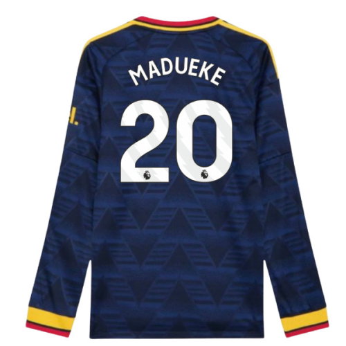 2026-2027 Arsenal Authentic Long Sleeve Away Shirt (Madueke 20)