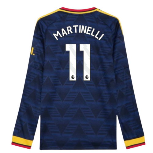 2026-2027 Arsenal Authentic Long Sleeve Away Shirt (Martinelli 11)