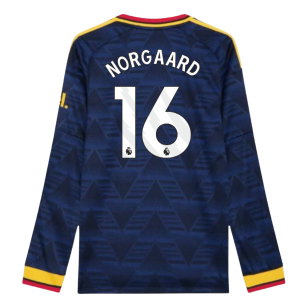 2026-2027 Arsenal Authentic Long Sleeve Away Shirt (Norgaard 16)